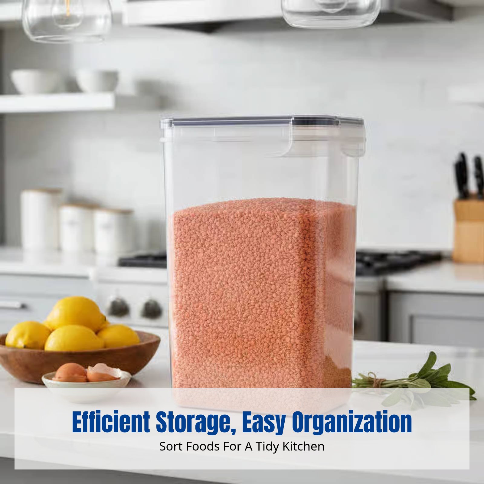 Food Storage Kitchen - Airtight Food Storage Container Set, Large