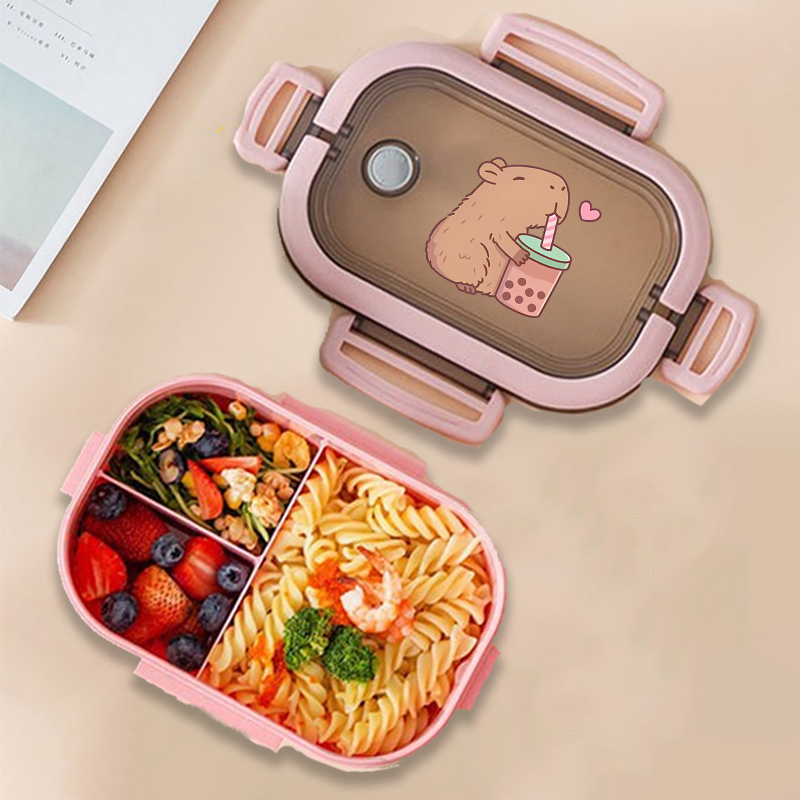 Food Storage Kitchen - Capybara Bento Lunch Box Anime Animals