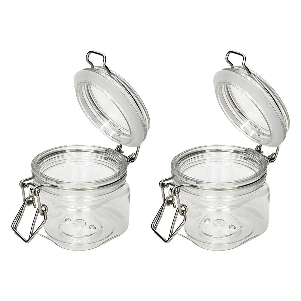 Food Storage Kitchen - 2Pcs Sealed Storage Jars Transparent Honey