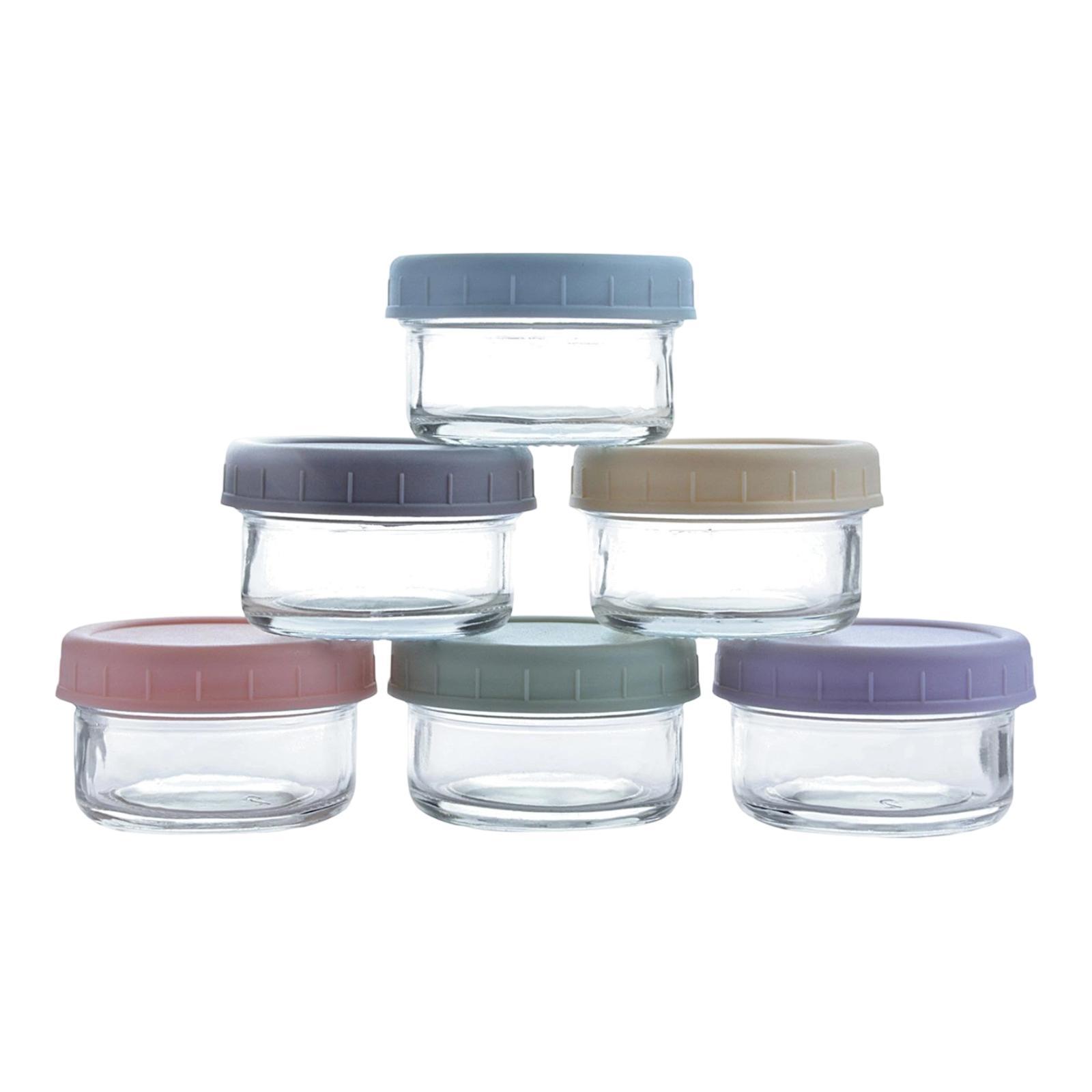 Mini Glass Jars with Leakproof - Food Storage Glass Container Set review and price
