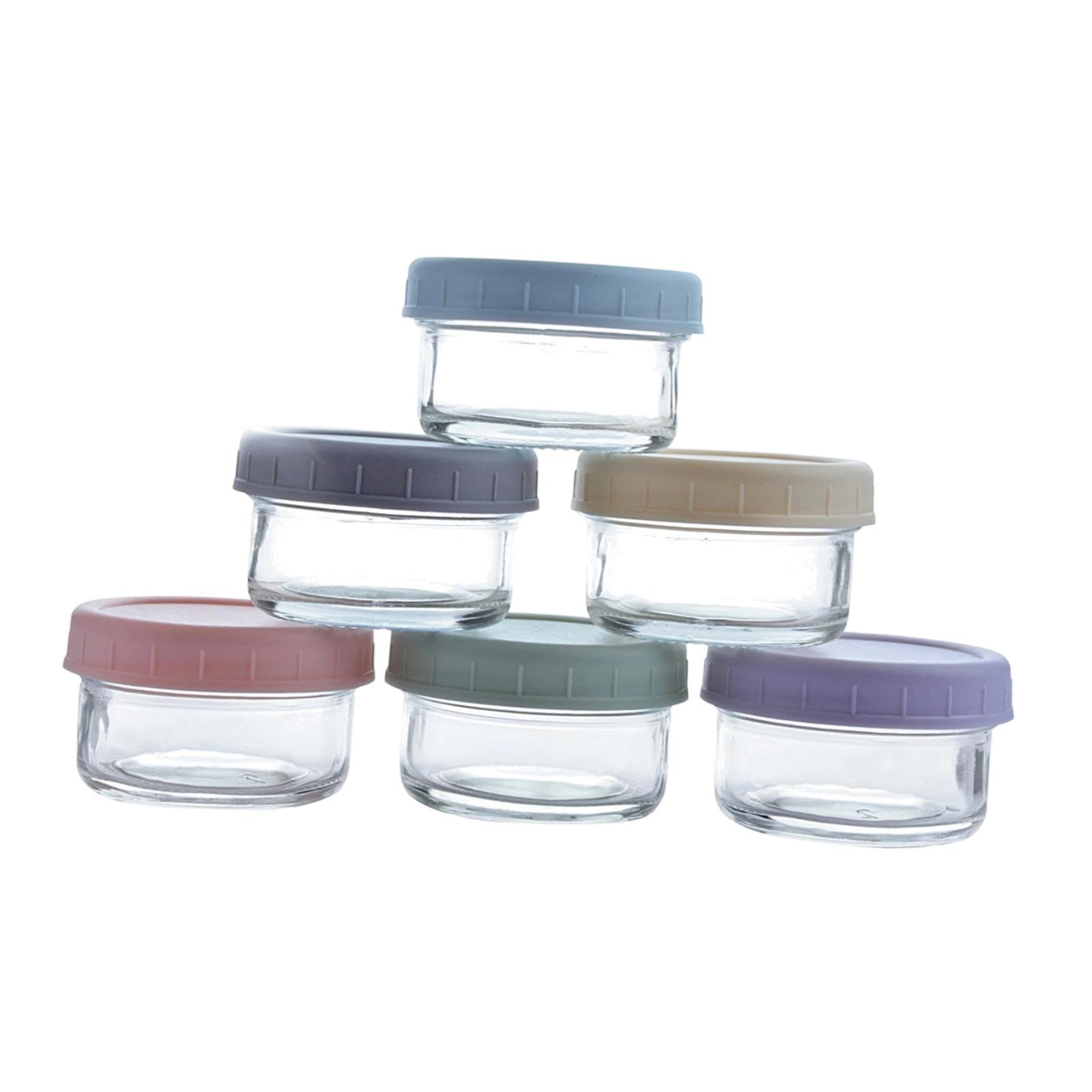 Mini Glass Jars with Leakproof - Food Storage Glass Container Set review and price