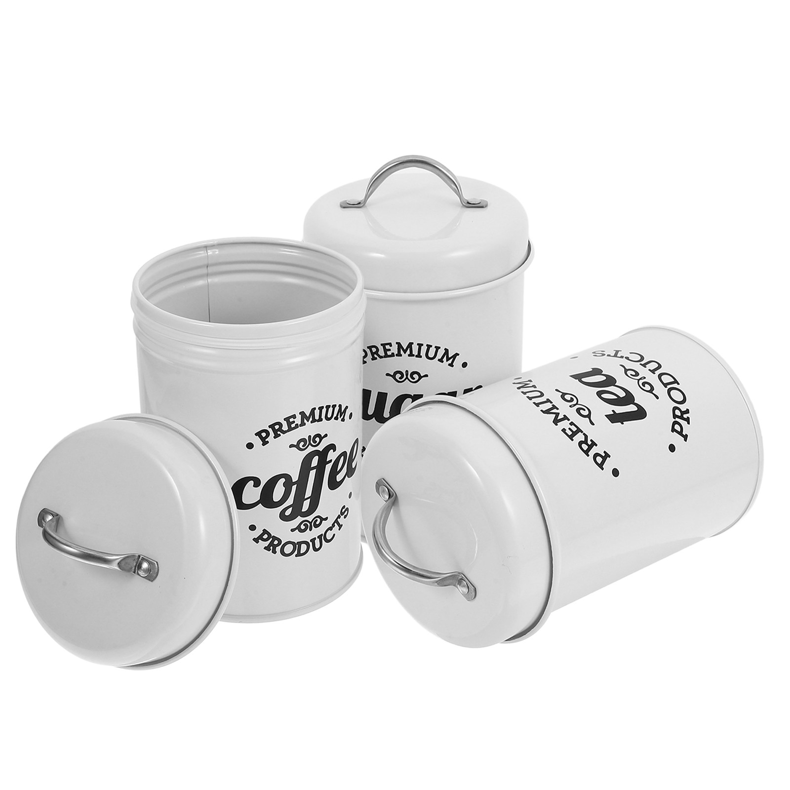 Sealed Iron Canister Set Elega - Food Storage Kitchen review and price