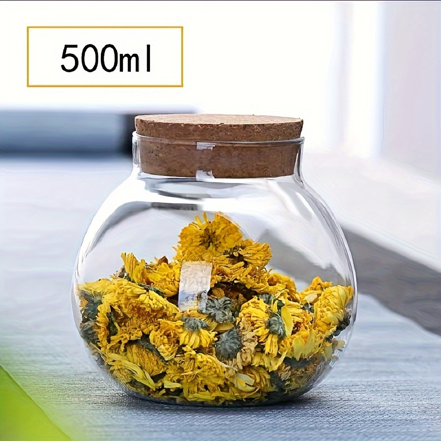 500ML Clear Glass Storage Cani - Food Storage Glass Container Set review and price
