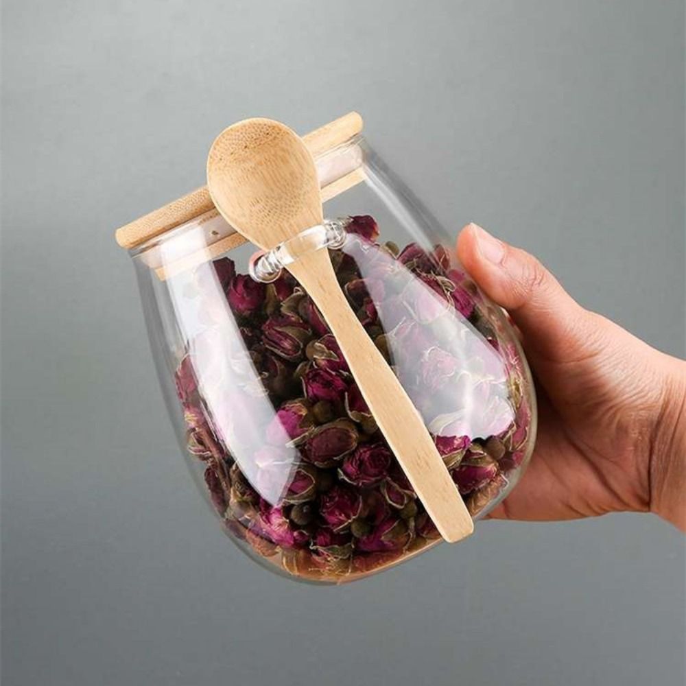 Wide Mouth Glass Storage Jars  - Food Storage Glass Container Set review and price