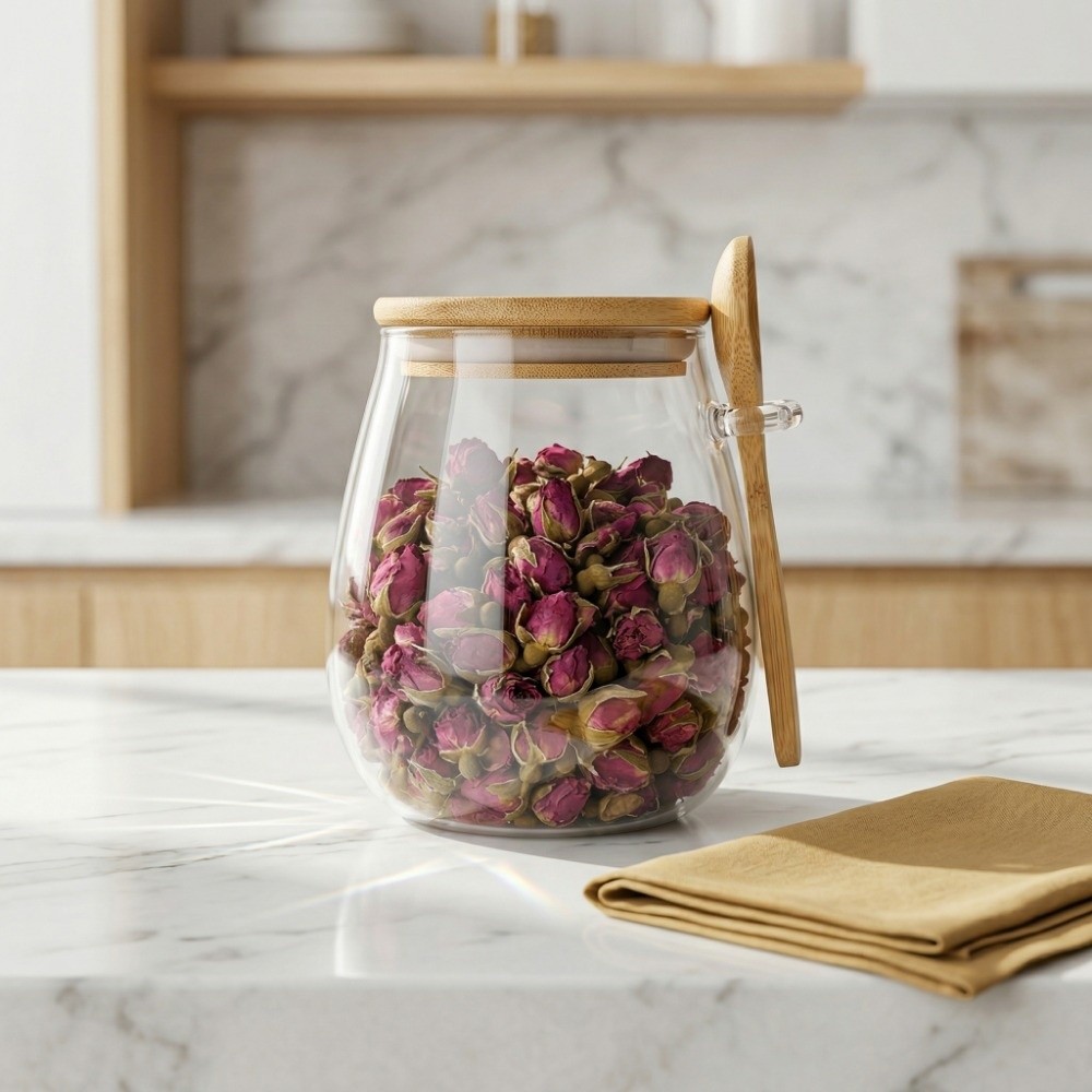 Wide Mouth Glass Storage Jars  - Food Storage Glass Container Set review and price
