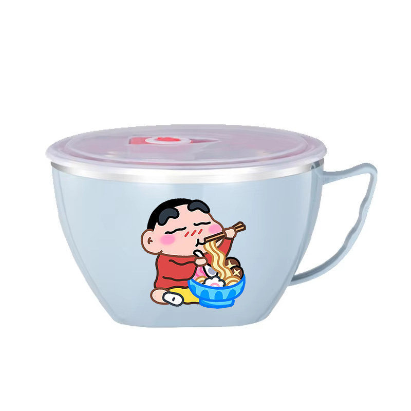 Crayon Shin-chan Noodle Bowl L - Food Storage Metal Box review and price