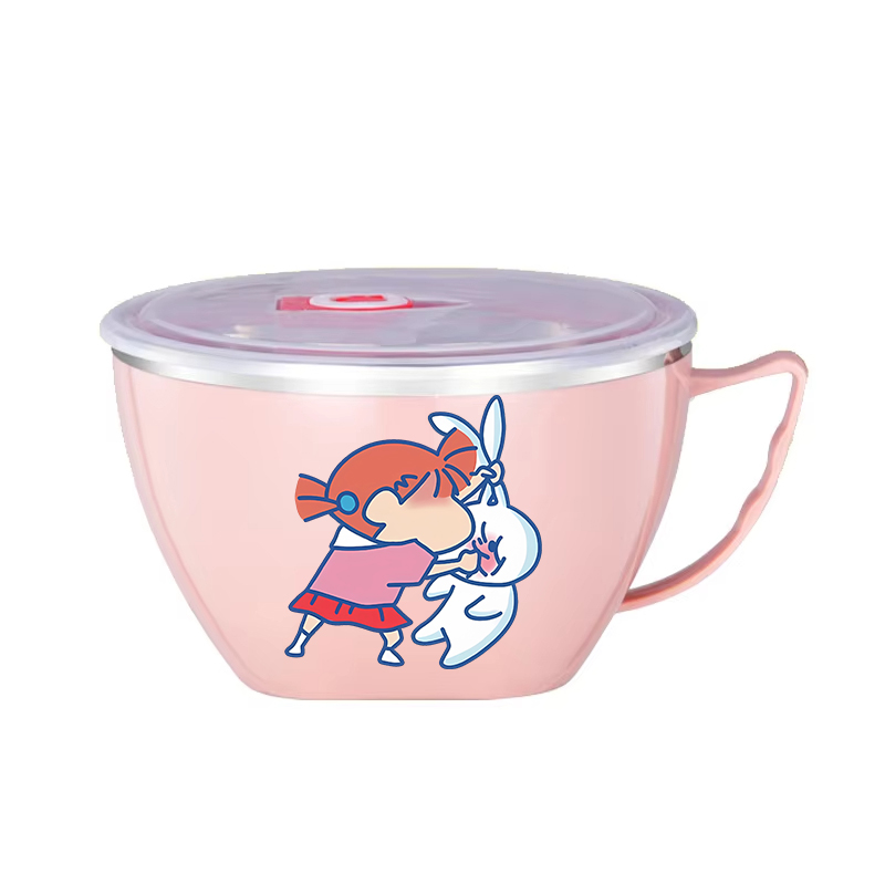 Crayon Shin-chan Noodle Bowl L - Food Storage Metal Box review and price