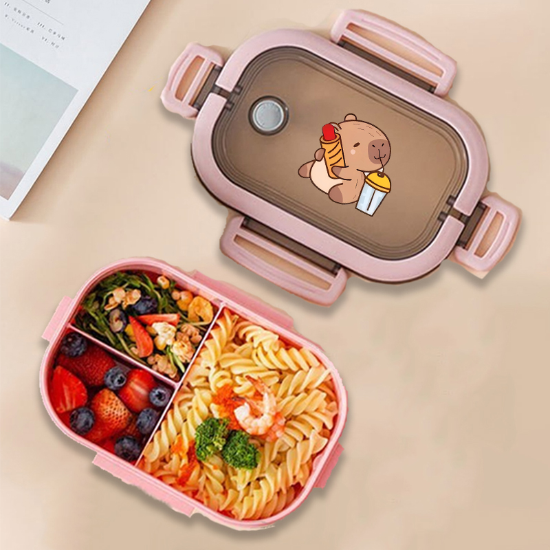 Capybara Bento Lunch Box Anime - Food Storage Kitchen review and price