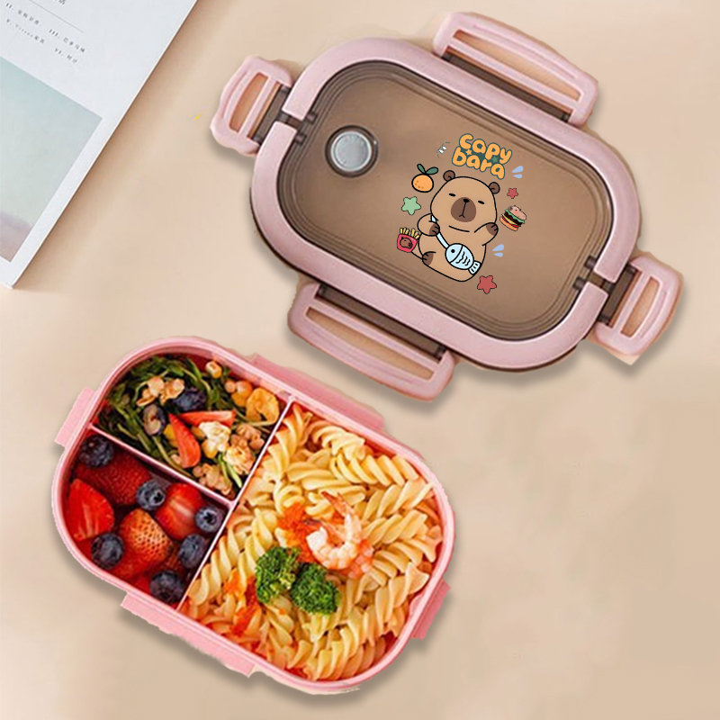 Capybara Bento Lunch Box Anime - Food Storage Kitchen review and price