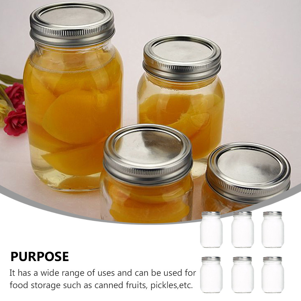 6Pcs Transparent Round Glass J - Food Storage Kitchen review and price
