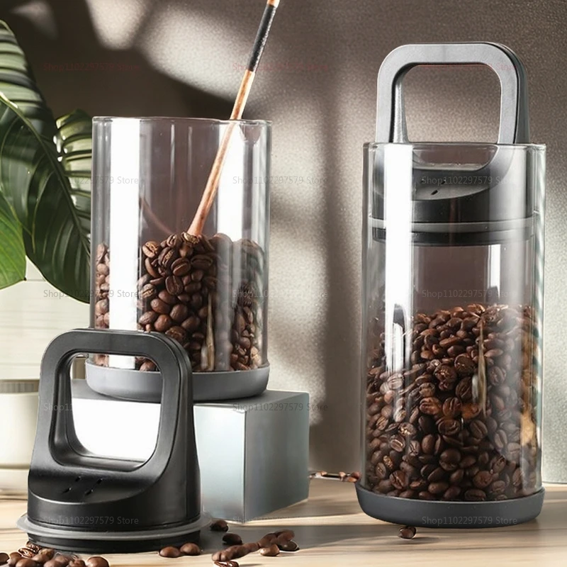 Coffee Beans Vacuum Sealed Tan - Food Storage Glass Container Set review and price
