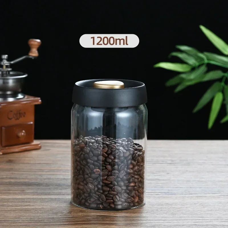 Coffee beans vacuum sealed jar - Food Storage Glass Container Set review and price