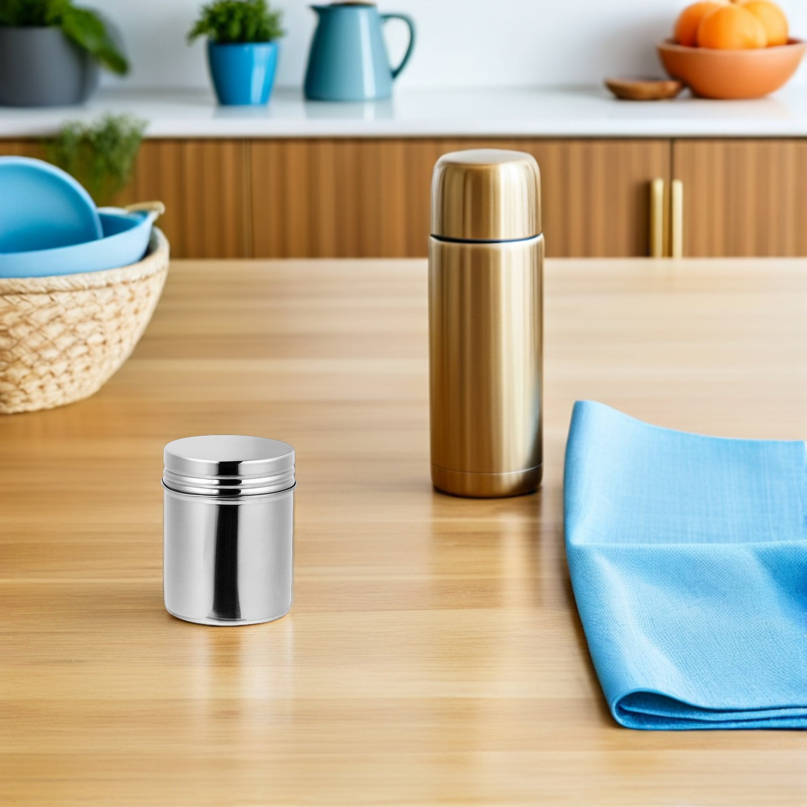 2Pcs Stainless Steel Canisters - Food Storage Kitchen review and price