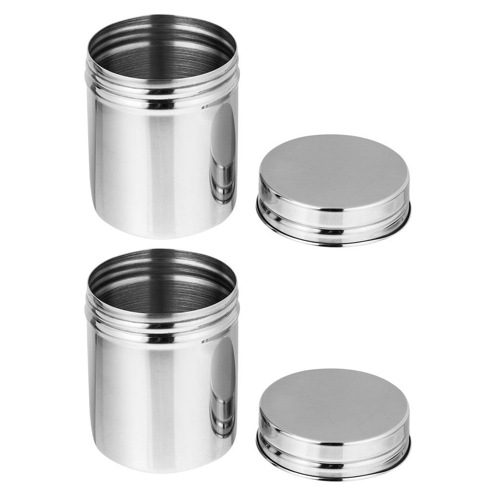 2Pcs Stainless Steel Canisters - Food Storage Kitchen review and price