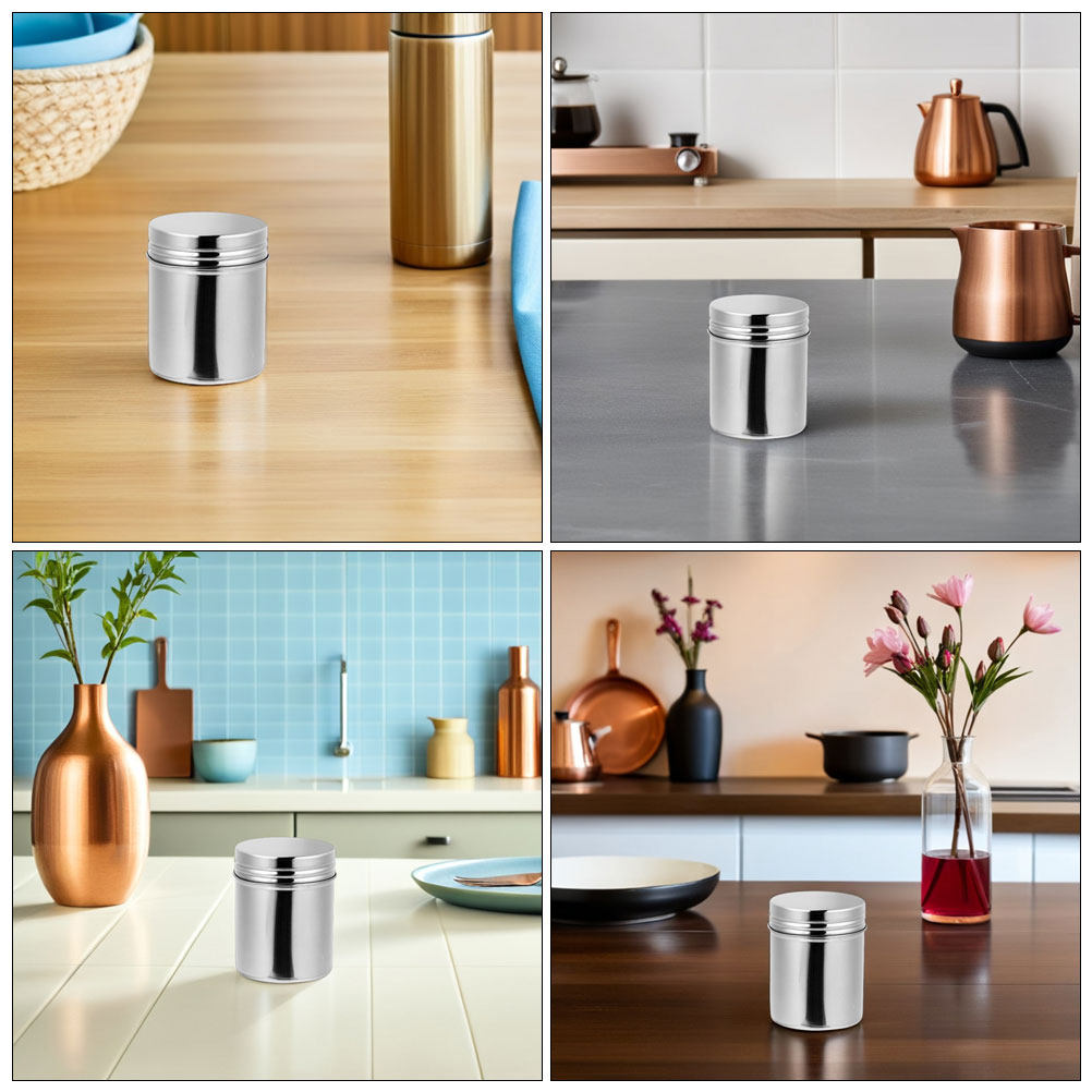 2Pcs Stainless Steel Canisters - Food Storage Kitchen review and price