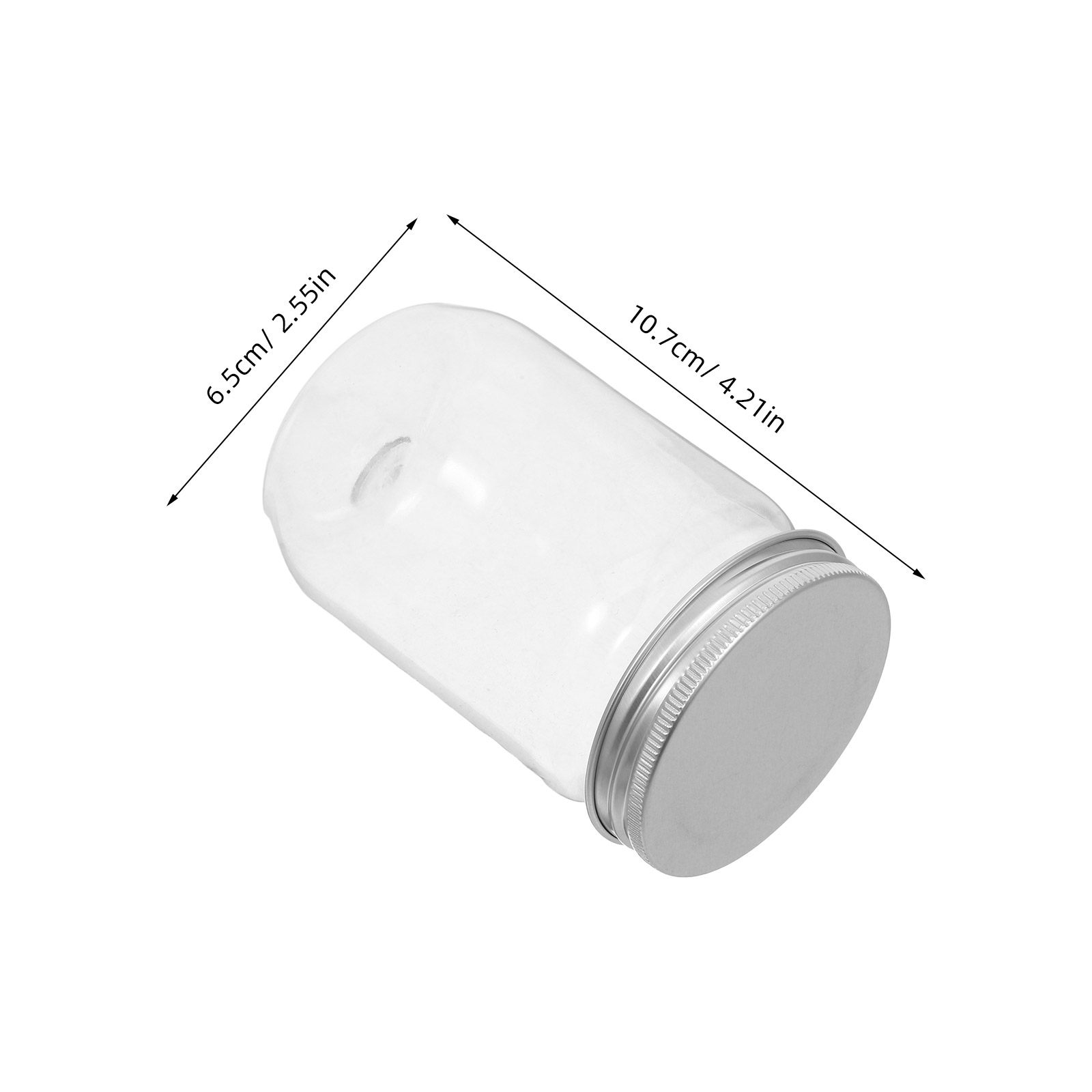6Pcs Clear Plastic Mason Jars  - Food Storage Kitchen review and price