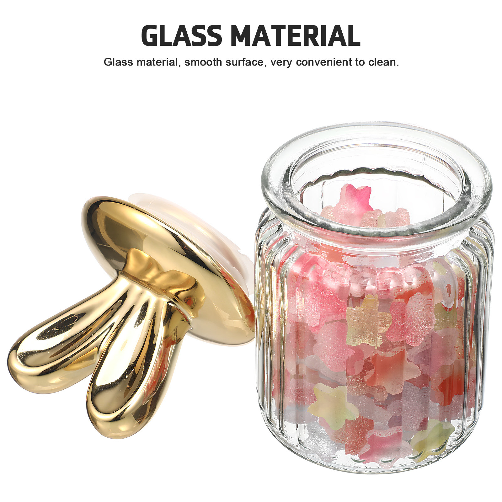 1Pcs Unique Rabbit Ear Glass S - Food Storage Glass Container Set review and price